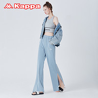 Kappa 卡帕 KP1H23 女士直筒开叉阔腿裤