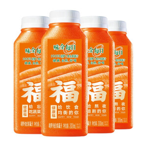 WEICHUAN 味全 每日C胡萝卜复合果蔬汁 300ml*4瓶
