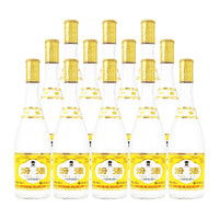 汾酒 玻瓶汾酒系列 黄盖 48%vol 清香型白酒 475ml*12瓶 整箱装