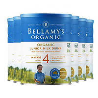 BELLAMY'S 贝拉米 婴幼儿有机奶粉 4段 900g*6罐
