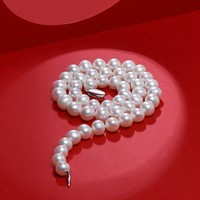 京润珍珠 女士珍珠项链 礼盒装 3131019000545 （8-9mm款）