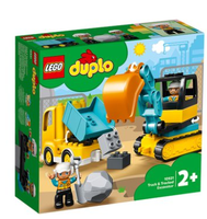 88VIP！LEGO 乐高 Duplo得宝系列 10931 翻斗车和挖掘车套装