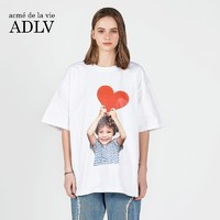 acme de la vie 经典娃娃脸T恤 ADLV-22SS-SSBKBF