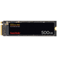 SanDisk 闪迪 至尊超极速 Extreme Pro NVMe M.2 固态硬盘 500GB（PCI-E3.0）