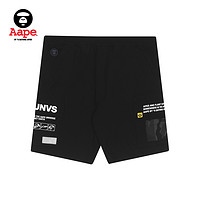 Aape 6727XXG 男士拼接口袋短裤