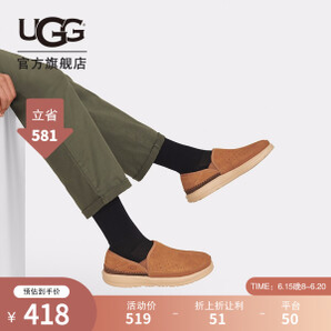 UGG 男士一脚蹬懒人鞋 1118495