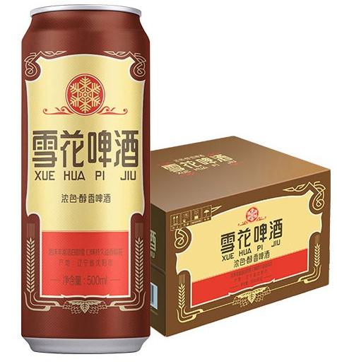 88vipsnowbeer雪花12度啤酒640ml12瓶