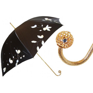 Pasotti 葩莎帝 奢华手工刺绣双层雨伞