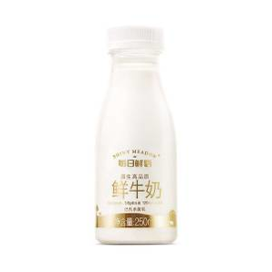 每日鲜语 高品质原生高钙鲜牛奶 250mL*3连瓶
