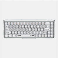 LOFREE 洛斐 OE907 1%透明 双模机械键盘 68键 水母轴