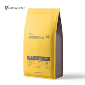 SinloyCoffee 辛鹿咖啡 意式拼配 香醇浓郁低酸 阿拉比卡咖啡豆 500g