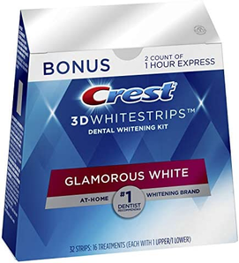 Crest 3D White Glamorous 美白牙贴套装 32片+2片速白款