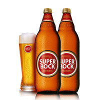 SUPER BOCK 超级波克 经典葡萄牙进口啤酒原瓶1000ml*2瓶