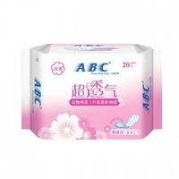 ABC 透气棉柔卫生护垫 8包 160片