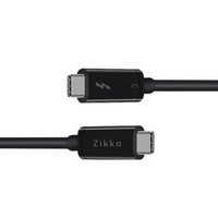 Zikko 即刻 M-TB050 雷电3 USB-C数据线（0.5米、40Gbps、100W）