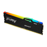Kingston 金士顿 FURY Beast野兽系列 DDR5 5600 台式机内存条 16GB(8G×2)套装 RGB灯条