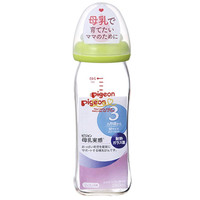 Pigeon 贝亲 婴儿玻璃奶瓶 日本本土版 240ml 宽口径