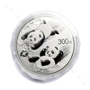 金永恒 2022年熊猫银币纪念币 银币单枚（带证书+盒）
