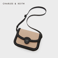 CHARLES & KEITH 女士金属扣饰斜挎豆腐包 CK2-80781708
