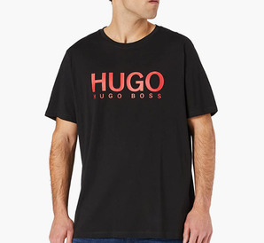 M码！HUGO Hugo Boss 雨果·博斯 Dolive 男士纯棉印花T恤 含税到手200元