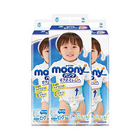 moony 婴儿纸尿裤 XL男38片*3包