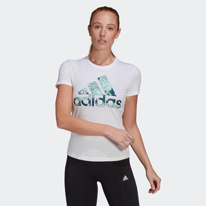 adidas 阿迪达斯 女款健身短袖T恤 GL6845