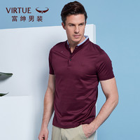 Virtue 富绅 男士纯棉短袖T恤 TF022514