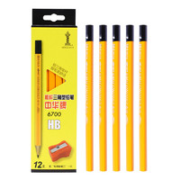 CHUNGHWA 中华牌 6700 粗三角铅笔 12支/盒 多款可选