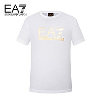 EMPORIO ARMANI 男士棉质T恤衫 3KPT87-PJM9Z WHITE-1100