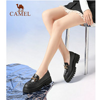 CAMEL 骆驼 女士厚底乐福鞋 LWS2210143