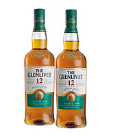 格兰威特 12年 陈酿 单一麦芽苏格兰威士忌 700ml*2 礼盒装