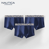 NAUTICA 诺帝卡 NTNS120122 男士无感棉质内裤 3条装