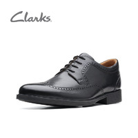 Clarks 其乐 Whiddon Wing 男士布洛克雕花皮鞋 261580098