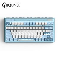 IQUNIX OG80滑雪 三模机械键盘 83键 Cherry红轴 无光版