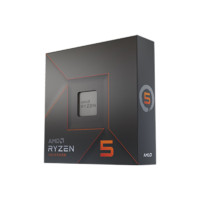 AMD R5-7600X 盒装CPU处理器（ 6核12线程、4.7GHz）