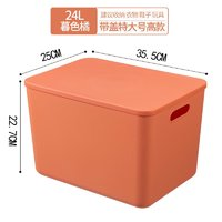 侈放 桌面收纳盒 芒果黄 24L