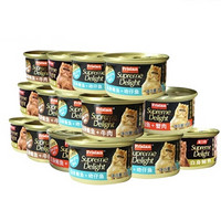 Frisian 富力鲜 多口味组合装 零食猫罐头 85g*24罐