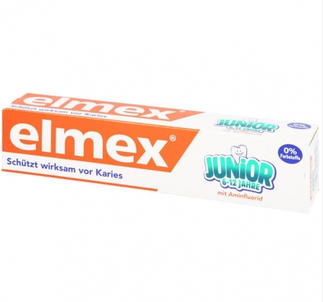 关于这款牙膏·····Elmex 易学 儿童抗龋齿换牙牙膏  护齿防蛀含氟牙膏 75ml