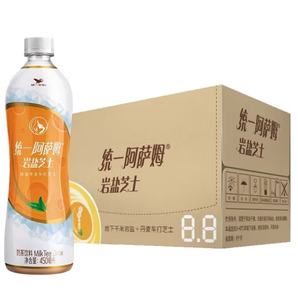 统一 阿萨姆 岩盐芝士 450ML*15瓶