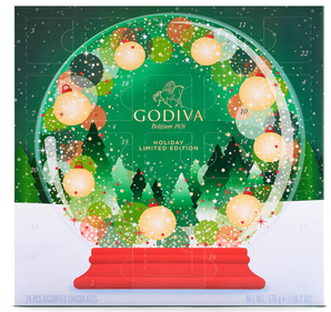 Godiva 歌帝梵 圣诞日历巧克力礼盒 177g/24粒  含税直邮到手￥171.78