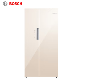 BOSCH 博世 KAS52E68TI 单循环 风冷对开门冰箱 530L 曲奇金