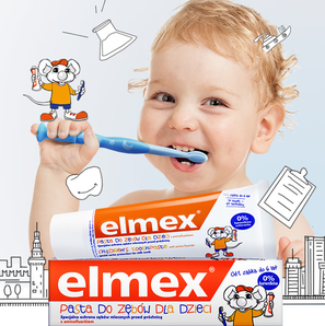 味道温和！Elmex 儿童含氟牙膏 61g