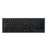 logitech 罗技 K830 84键 2.4G无线薄膜键盘 黑色 单光