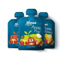 Rivsea 禾泱泱 宝宝辅食果泥组合 80g*3袋