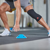 adidas 阿迪达斯 运动护具护膝（单只装） L码