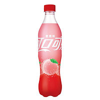 可口可乐 蜜桃味可乐 汽水 碳酸饮料 500ml*12瓶