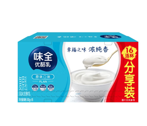 限北京！WEICHUAN 味全 慢一点风味发酵乳酸奶（原味）100g*16杯