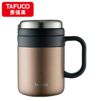 TAFUCO 泰福高 T6170 316不锈钢保温杯 500ml 胡桃棕