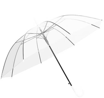 iChoice 透明雨伞手动长柄