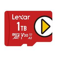 Lexar 雷克沙 PLAY 1TB Micro-SD存储卡 1TB（V30、U3、A2）